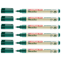 Marqueur permanent pointe fine 1 mm - EDDING - Vert - EcoLine