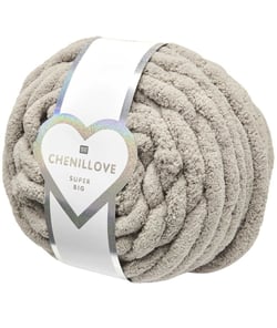 Pelote Chenillove Super Big 300g – Rico Design : Douceur XXL pour des Créations Moelleuses 02 Ecru