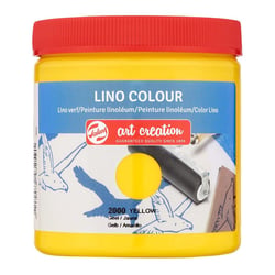 Peinture pour linogravure - Jaune - Linoléum - Art Création - 250ml