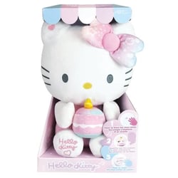 Hello Kitty Peluche Interactive Anniversaire +/- 26 cm - Musique, bougie et rire interactifs.