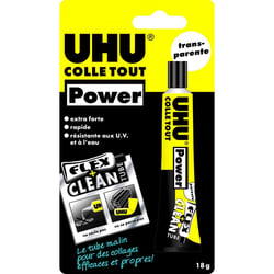 Colle liquide - Extra forte - Transparente - Universelle - UHU - Tube de 18g