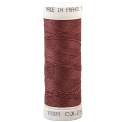 Fil à coudre polyester 100m made in France - bordeau 260