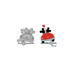 Die Mickey - Mickey et Minnie en voiture Disney