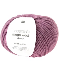 Laine à tricoter Essentials Mega Wool Chunky - Rico Design 08 Violet
