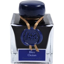 Encre pour calligraphie - Bleu océan - Les encres 1670 - Herbin - Flacon 50ml