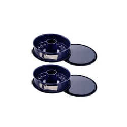 Lot de 2 moules à manqué à charnière avec fond à savarin 26 cm Dr Oetker Back Liebe