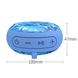 Mini Enceinte Bluetooth Étanche Flottante HIFI Son Clair Portable TWS 3D Rouge YONIS