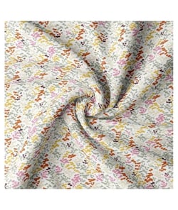 Tissu coton formes géométriques de 150 cm de largeur finkblanc vendu par 50 cm