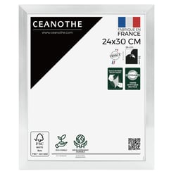 Cadre photo Precious acier 24x30 cm