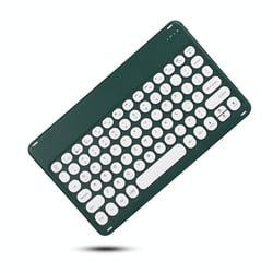 Clavier Pour Tablette Bluetooth Sans Fil Léger Longue Durée Noir Et Blanc Vert YONIS