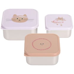 Lot de 3 boîtes à goûter Lässig