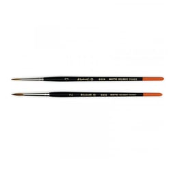 Lot de 2 pinceaux ronds Kolinsky S Raphaël n°0 n°2 martre série 8404