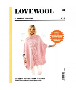 Catalogue LOVEWOOL - Rico Design - Automne/Hiver 2017/2018 - N°5 Rose