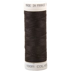 Fil à coudre polyester 100m made in France - marron gabon 452
