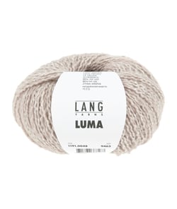 Pelote Luma — Soie, Alpaga & Laine Vierge — Lang Yarns 0048 Rose