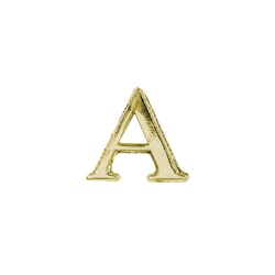Motif en cire: Alpha + Omega, or, 2,5cm, 2 pces