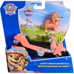 Figurine à jouer - Spin Master - Pat Patrouille - Liberty et sa moto de sauvetage