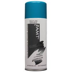 Spray de peinture bleu turquoise 330ml - Amt