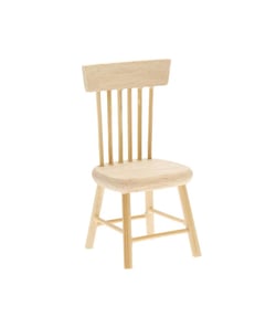 Chaise de lutin miniature pour maison de poupée, meubles de poupée RICO, nature naturelle