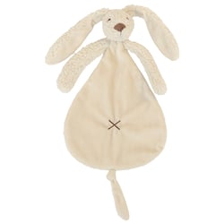 Doudou Lapin Richie recyclé beige 25 cm - Happy Horse