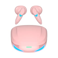 Ecouteurs Bluetooth 5.2 Stéréo Tactile Pour Jeux Avec Longue Autonomie Rose YONIS