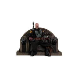 Star Wars : The Mandalorian - Figurine 1/6 Boba Fett Repaint Armor and Throne Special Edition 30 cm - Hot Toys