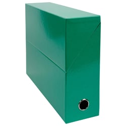 Boite transfert dos 90mm Iderama - Vert foncé - x 5 - Exacompta