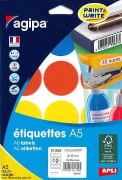 ETUI A5 84 ETQ COUL/ASSOR DIAM 45