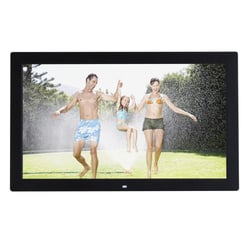 Cadre Photo Numérique 18 pouces Digital Frame Ecran LED Dual Haut-parleur Stéréo