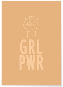 Affiche Girl Power | A3 : 29,7x42cm