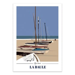 Affiche 30x40 cm - La Baule - LPX Illustration