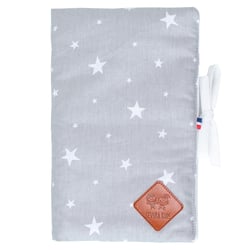 Protège carnet de santé bébé en coton, Stella