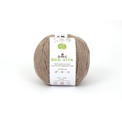 DMC - Fil Coton Recyclé Eco Vita 3mm 100g Tricot et Crochet Col. 111 beige