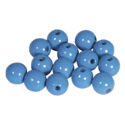 Perles en bois polies 10mm ø