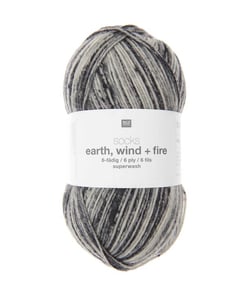 Laine à chaussette Socks Earth Wind + Fire 6 fils - Rico Design 06 Gris Stones