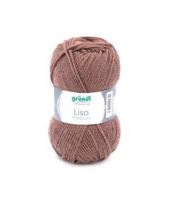 Fil à tricoter LISA PREMIUM UNI - Grundl 22 Marron