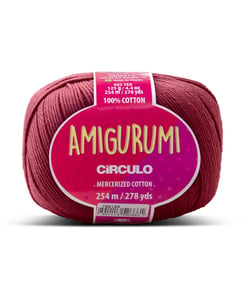 Circulo Amigurumi 125g – Le Fil Parfait pour Vos Créations au Crochet 7136 Rouge