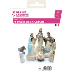 Graine Créative - Moule en latex La crèche