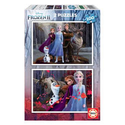 Puzzle 2x100p La Reine des Neiges 2 - Educa Borras