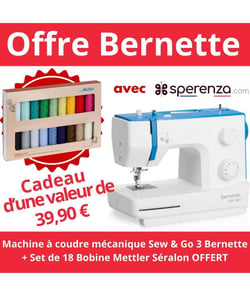 Machine à coudre mécanique Sew & Go 3 - Bernette Blanc Bernette