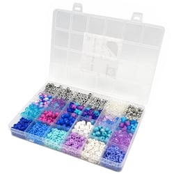 MégaCréa DIY - Maxi Boite perles heishi et acrylique 170 g