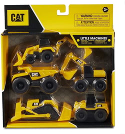 Véhicules De Chantier - Pack De 5 Mini Machines - Caterpillar