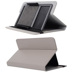 Etui de Protection Housse Universelle Tablettes 7 Pouces Porte Carte Cuir Argent YONIS