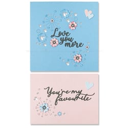Matrices de découpe - Coins et bordures floraux - 6 dies Thinlits - Sizzix