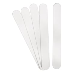 Spatule en plastique, blanc, 14,8x1,8xcm, 5 pièces