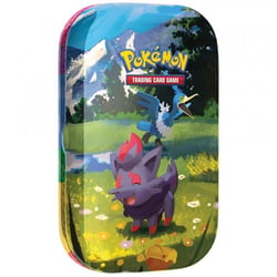 Mini-tin pokémon me2.5 méga evolution : héros transcendants : zorua et nigosier - asmodee - cartes à collectionner française