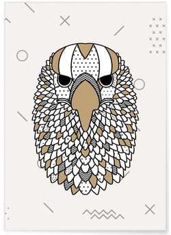 Affiche Aigle scandinave | A3 : 29,7x42cm