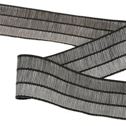 Bobine 25m ruban 3 tons 30mm Gris Noir