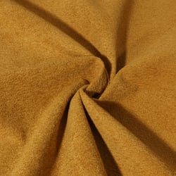 Tissu Velours d'ameublement texturé Genova uni  Moutarde