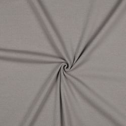 Tissu Jersey Coton côtelé uni Taupe